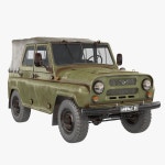 Uaz 469 3D 모델 $9 - .3ds .fbx .unknown .obj .max - Free3D