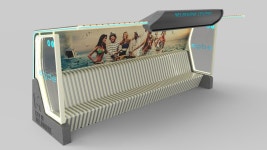 버스 정류장 3D 모델 $2 - .c4d .3dm - Free3D