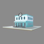 CAFE SHOP 3D 모델 $7 - .max - Free3D