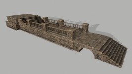Ruin set 3D 모델 $19 - .obj - Free3D