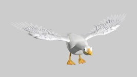 만화 농장 거위 3D 모델 $5 - .3ds .obj .fbx .dae .max - Free3D