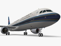Airbus A321-211 China Southern Airlines 3D 모델 $129 - .3ds .max .c4d .lwo .dwg .dxf .ma .obj - Free3D