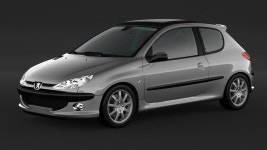 206 3D 모델 다운로드 - Free3D