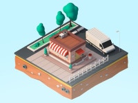 Cartoon Lowpoly Shop 3D 모델 $39 - .max - Free3D