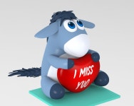 Donkey 3D 모델 다운로드 - Free3D