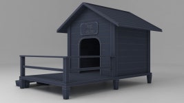 Dog house shelter kennel 3D 모델 $29 - .3ds .cgf .fbx .max .unknown - Free3D