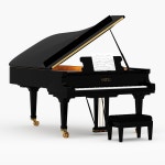 Grand Piano Fazioli 3D 모델 $30 - .max .fbx .obj .gltf .usdz - Free3D