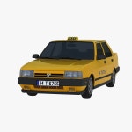 Taxi 3D 모델 다운로드 - Free3D