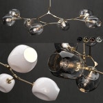 Branching bubble 7 lamps CLEAR COPPER 3D 모델 $16 - .obj .max .fbx - Free3D