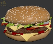 버거 3D 모델 $15 - .max .unknown - Free3D