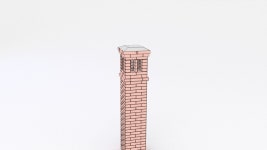 Chimney 9 Brick 3D 모델 $12 - .3ds .fbx .obj - Free3D