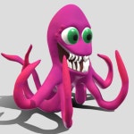 OCTOPUS 3D 모델 $7 - .obj .dae - Free3D