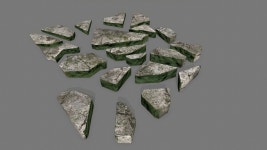 Rocks 3D 모델 $9 - .obj - Free3D
