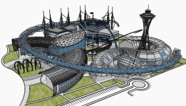 Futuristic Industrial City 3D 모델 $200 - .max - Free3D