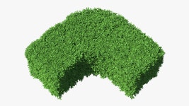 Boxwood Corner Bush 3D 모델 $29 - .3ds .blend .c4d .fbx .max .ma .lxo .obj - Free3D