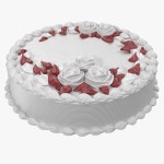 Cream Cake 3D 모델 $8 - .max .obj .3ds .fbx - Free3D