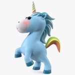 PONY UNICORN 3D 모델 $25 - .max .ma - Free3D