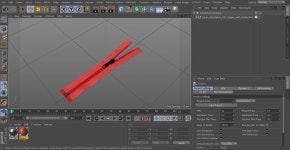 오픈 엔드 나일론 코일 지퍼(슬라이더 레드 포함) 3D 모델 $24 - .3ds .blend .c4d .fbx .max .ma .lxo .obj - Free3D