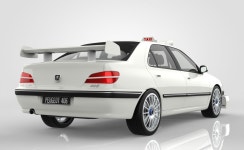 푸조 406 택시 2 3D 모델 $77 - .unknown .fbx .3ds .obj .max - Free3D