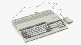 가정용 컴퓨터 Commodore Amiga 500 키보드 3D 모델 $39 - .3ds .blend .c4d .fbx .max .ma .lxo .obj - Free3D