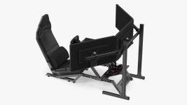 모니터를 사용한 F1 Racing Sim 게임 설정 3D 모델 $79 - .3ds .blend .c4d .fbx .max .ma .lxo .obj - Free3D