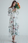 [스테이위드미]보태니컬 프린트 러플 드레스 [W CONCEPT]