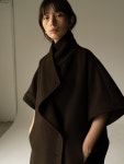 [로웨]ROWE Prima wool cape Coat_Muted Khaki [W CONCEPT]