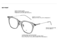 [데이워커]자이스 렌즈 남녀공용 블루라이트차단 안경 그레이 MALIK C3 [W CONCEPT]