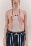 [레스트앤레크레이션]RR CUT OUT KNIT TOP - PINK [W CONCEPT]