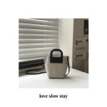 [러브슬로우스테이][단독]handle canvas mini bag_2color [W CONCEPT]
