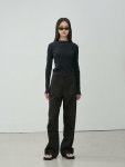 [부희]OLIVER RIBBED LONG-SLEEVE (BLACK) [W CONCEPT]