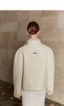 [뮤제]LEA Lambswool Shearing Reversible Mustang Coat_Ivory [W CONCEPT]