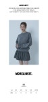 [모어라이크잇]SPORTY PIGMENT OVER FIT SWEAT SHIRTS D/GREY [W CONCEPT]