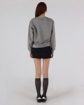[CHOCHOU초슈]Heavy Cotton Pigment Sweatshirts (Grey) [W CONCEPT]