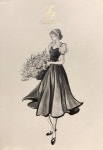 [라벨르블랑]Noir Flareline skirt [W CONCEPT]