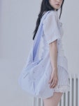 [포이에]rivet cross bag (light blue) [W CONCEPT]