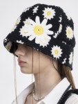 [더 그레이티스트]Crochet Bucket BLACK [W CONCEPT]