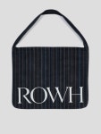[ROWH로흐]로흐 스트라이프 데님 라운드 에코백 [W CONCEPT]