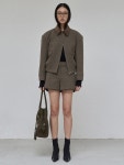 [블러썸에이치컴퍼니]BRICK HERRINGBONE SHORTS [W CONCEPT]