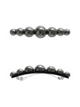 [efor.에포르]Hair Pin Silver Ball _ BK [W CONCEPT]