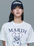 [마르디 메크르디]CAP MARDI VINTAGE LOGO_NAVY CREAM [W CONCEPT]