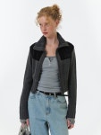[그로브]25FW RIO KNIT TURTLENECK JACKET (GREY) [W CONCEPT]