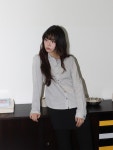 [온스카]PIN DOT SHIRT (GREY) [W CONCEPT]