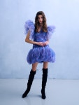 [한나신]HEARST DRAPING TULLE MINI DRESS [W CONCEPT]