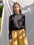 [JULIY&CALLA쥴리앤칼라]20FW Juliy Love Sweatshirt Black [W CONCEPT]