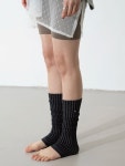 [hiig히그][no.702] black silket warmer [W CONCEPT]