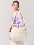 [모어쥬드]love love padding bag (아이보리) [W CONCEPT]