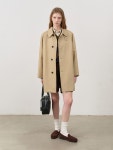 [던스트]UNISEX HALF MAC COAT CLASSIC BEIGE_UDTR4C101I2 [W CONCEPT]