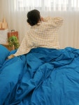 [레이지지]Lazyz Classic Home Comforter - Royal Blue [W CONCEPT]