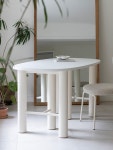 [커넥토리얼]Triple Table 1500 - White&Beige [W CONCEPT]